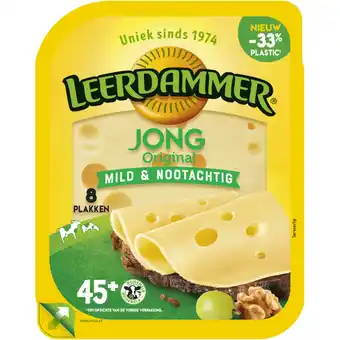 Albert Heijn Leerdammer original 45+ plakken aanbieding