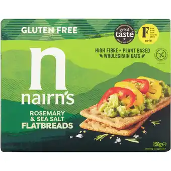 Albert Heijn Nairn's rosemary & sea salt flatbread aanbieding