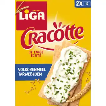 Albert Heijn Liga cracotte volkoren crackers aanbieding