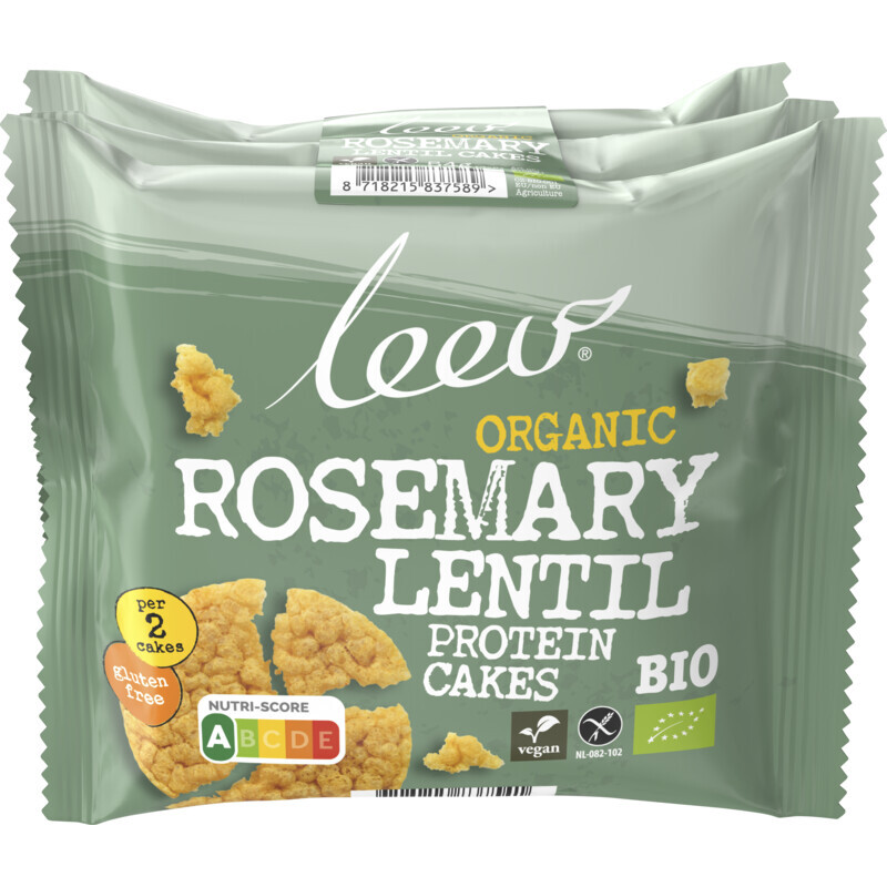 Leev rosemary lentil protein cakes aanbieding bij Albert Heijn