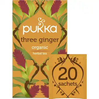 Albert Heijn Pukka three ginger aanbieding