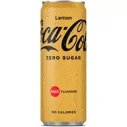 Albert Heijn Coca-cola zero lemon blik aanbieding