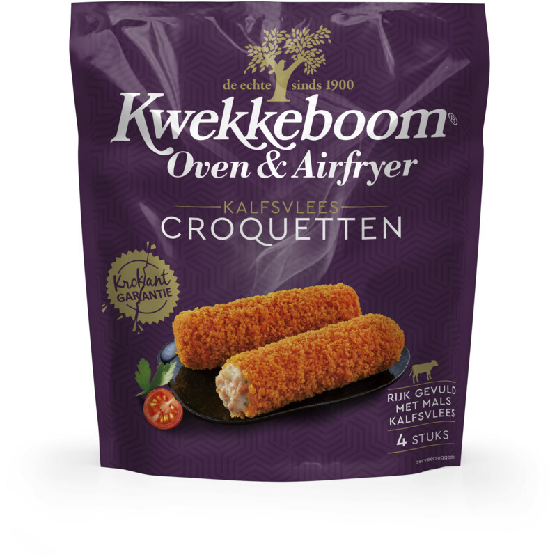 Albert Heijn Kwekkeboom oven en airfryer kalfsvlees croquetten aanbieding