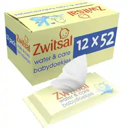 Albert Heijn Zwitsal water&care babydoekjes zwitsal geur aanbieding