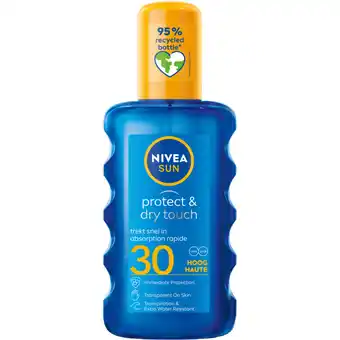 Albert Heijn Nivea sun protect & dry touch spf30 spray aanbieding