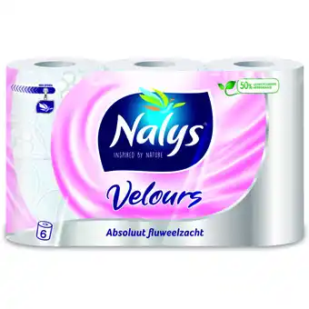 Albert Heijn Nalys velours toiletpapier aanbieding