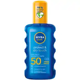 Albert Heijn Nivea sun protect & dry touch spf50 spray aanbieding