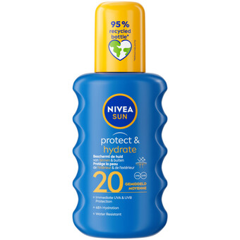 Albert Heijn Nivea sun protect & hydrate spf20 spray aanbieding