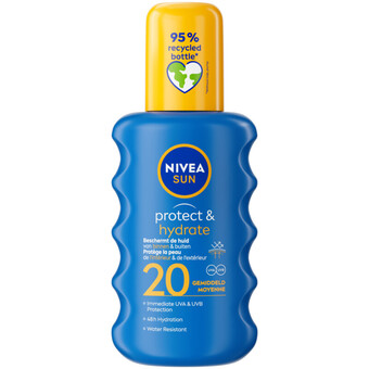 Albert Heijn Nivea sun protect & hydrate spf20 spray aanbieding