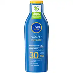 Albert Heijn Nivea sun protect & hydrate spf30 bodymilk aanbieding