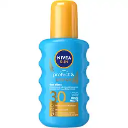 Albert Heijn Nivea sun protect & bronze spf30 spray aanbieding