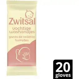 Albert Heijn Zwitsal baby vochtige washandjes aanbieding