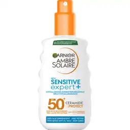 Albert Heijn Ambre solaire zonnespray sensitive expert spf50+ aanbieding