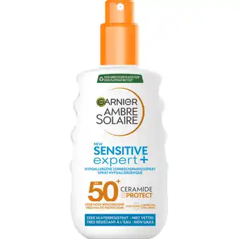 Albert Heijn Ambre solaire zonnespray sensitive expert spf50+ aanbieding