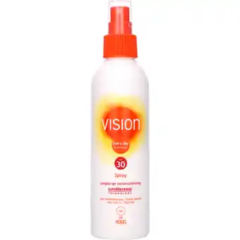 Albert Heijn Vision every day zonbescherming spf30 spray aanbieding