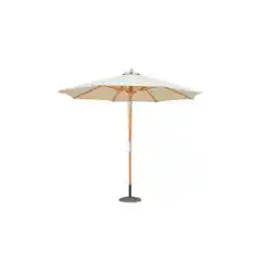 Praxis Central park tuinparasol vada hout 2,9m zand aanbieding