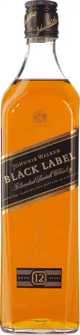 Drankdozijn Johnnie walker black label 70cl aanbieding