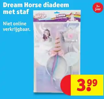 Kruidvat Dream horse diadeem met staf aanbieding