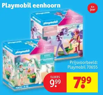 Kruidvat Playmobil eenhoorn aanbieding