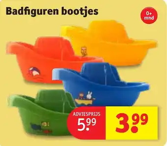 Kruidvat Badfiguren bootjes aanbieding