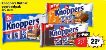 Kruidvat Knoppers nutbar voordeelpak 200g aanbieding