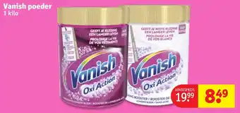 Kruidvat Vanish poeder aanbieding