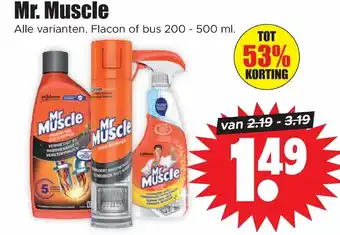 Dirk Mr. muscle 200-500ml aanbieding