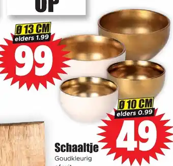 Dirk Schaaltje 10cm aanbieding