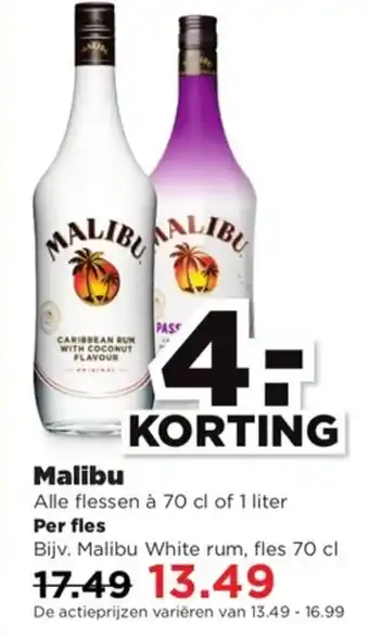 PLUS Malibu 70cl aanbieding