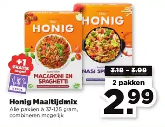 PLUS Honig maaltijdmix 37-125g aanbieding