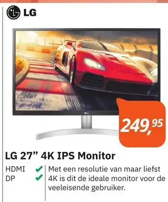 It's Amazing LG 27" 4K IPS Monitor aanbieding