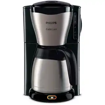 Blokker Philips filterkoffiezetapparaat café gaia hd7548/20 zwart 12l aanbieding