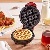 Bol.com Mini wafelijzer - non-stick - wafels - mini waffle maker - l16xb12xh85cm aanbieding