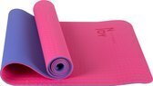 Bol.com Njoy your sports sportmat - yogamat - fitnessmat - fitness - antislip - roze - paars - 183 x 61 x 0.6 cm aanbieding
