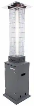 Toppy Sunred atria flame torch 11000 terrasverwarmer - grijs aanbieding