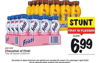 Vomar Voordeelmarkt Chocomel of fristi aanbieding