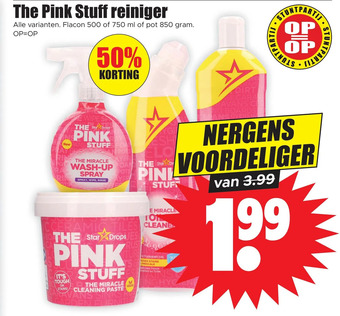 Dirk The pink stuff reiniger aanbieding