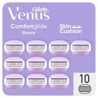 Bol.com Gillette venus comfortglide breeze - 10 scheermesjes aanbieding