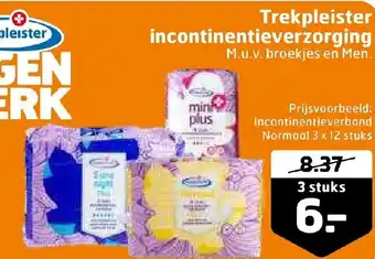 Trekpleister Trekpleister incontinentieverzorging aanbieding