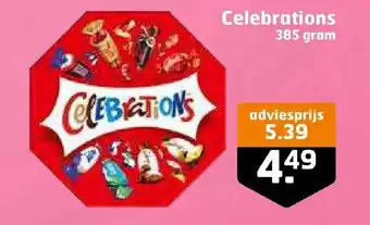 Trekpleister Celebrations 385g aanbieding