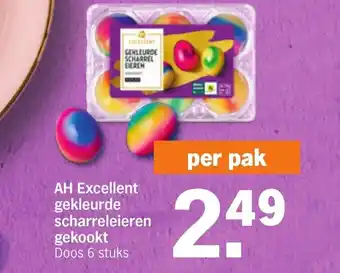 Albert Heijn AH excellent gekleurde scharreleieren gekookt aanbieding