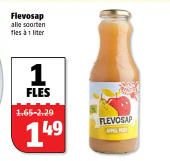 Poiesz Flevosap 1 L aanbieding