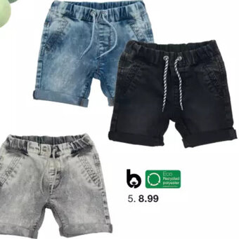 Zeeman Denim short aanbieding