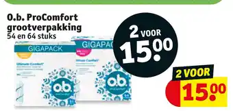 Kruidvat 0.b. procomfort grootverpakking aanbieding