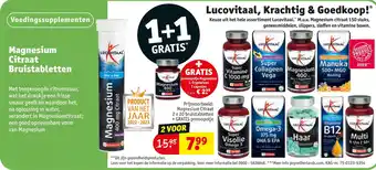 Kruidvat Keuze uit het hele assortiment lucovitaal.* m.u.v. magnesium citraat 150 stuks, geneesmiddelen, slippers, sloffen en vitamine aanbieding