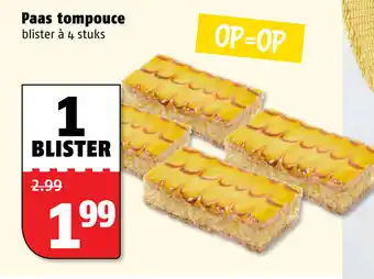 Poiesz Paas tompouce 4 st aanbieding