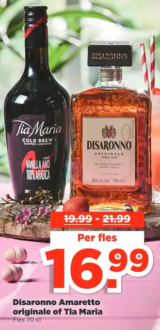 PLUS Disaronno amaretto originale of tia maria aanbieding