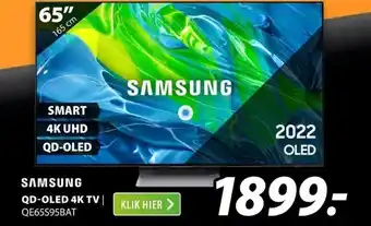 Expert Samsung qd-oled 4k tv qe65s95bat aanbieding