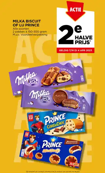 Jumbo Milka Biscuit Of LU Prince 150-300 gram aanbieding