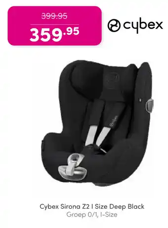 Baby & Tiener Cybex Sirona Z2 I Size Deep Black Groep 0/1, I-Size aanbieding